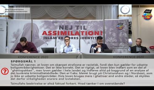 Denmark: The Annual Conference  No to Assimilation! Islam is our Identity!
