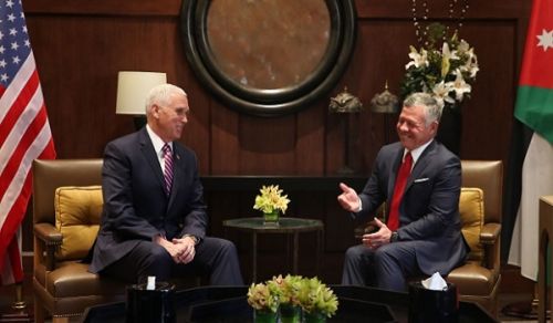 The Jordanian Regime Renews its Submission to America and receives its Arrogant Vice-President