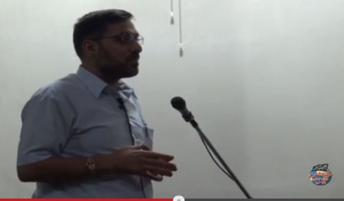 Wilayah Syria: Talk entitled, &quot;Affliction&quot;