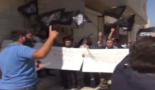 Wilayah Syria: Demonstration in Alotrab, "Stop the Wrap of Bloodshed!"
