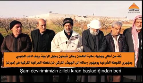 Minbar Ummah: Delegation of Dignitaries at the Turkish observation point in Murk.