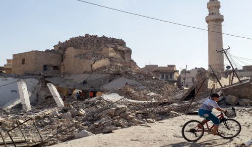 Mosul is Being Eradicated and the Blood of its Women, Children and Elderly is Spilled by American Planes What are you waiting for, to save it, O Muslims?