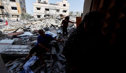 The Children of Gaza Use their School Bags to Pack Body Parts, Not Books