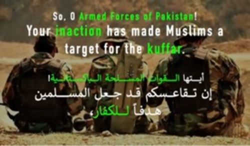 Wilayah Pakistan: So, O Armed Forces of Pakistan! Your Inaction has made Muslims a Target for the kuffar.