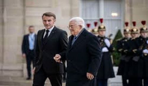 Abbas, Speaking from the Den of Islam's Enemies in Paris, Affirms the Palestinian Authority's Criminal Role in Implementing American and Jewish Policies Aimed at Liquidating the Cause of Palestine and Severing the Palestinian People and their Childre