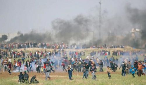 By moving the Armies of the Ummah and Eradicating the Jewish entity from its Roots  The Massacres will be dealt with and Liberation and the Right of Return will be Achieved