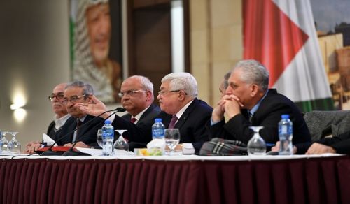 Abbas and the Group of Conspirators Confirm from the Podium of the Arab League their Adherence to the Treasonous Solution for the Palestinian Issue!!