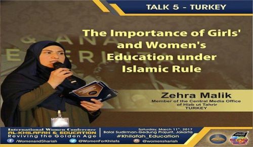Talk 5:The Importance of Girls’ and Women's Education under Islamic Rule