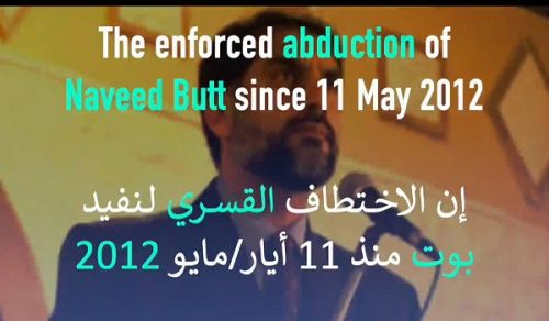 11 May: Anniversary of the Abduction of Naveed Butt