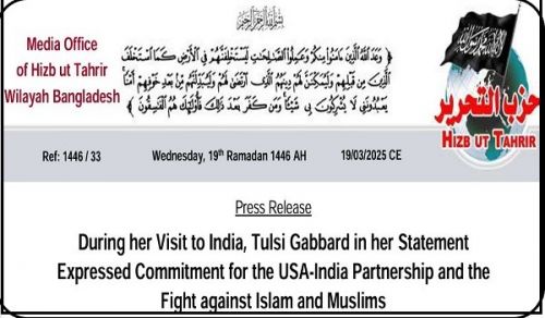 During her Visit to India, Tulsi Gabbard in her Statement Expressed Commitment for the USA-India Partnership and the Fight against Islam and Muslims
