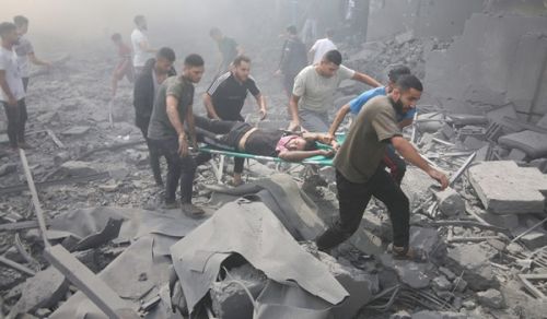 Gaza Burns Amid Trump’s Visit
