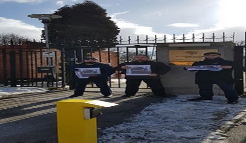 Sweden: A delegation from Hizb ut Tahrir for the support of the captive Jannat Bespalova went to the Russian Embassy