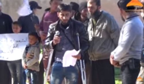 Minbar Ummah: Stand in countryside of Idlib before Headquarters of Al Kateibah Brigades