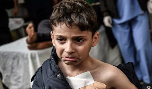 The Orphans of Gaza Shed Tears for Absent Parents and Hunger Pains on the day of Eid