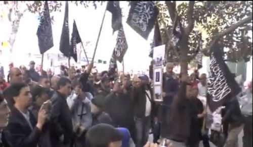 Wilayah Tunisia: A Stand in the capital for the support for our people in Al-Ghouta and victory for the armies of Muslims!