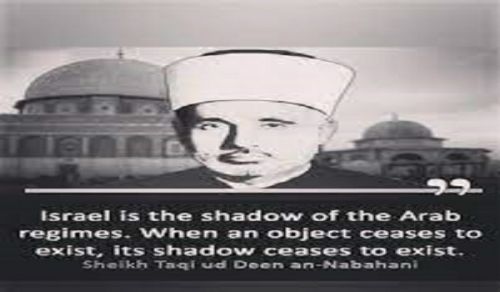 The Jewish Entity is the Shadow of the Arab Regimes. If the Thing Disappears, Its Shadow Disappears