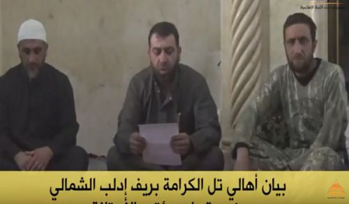 Minbar Ummah: Statement from Notables of Tell Elkarame, neighborhood of Idlib, against the Astana Conference