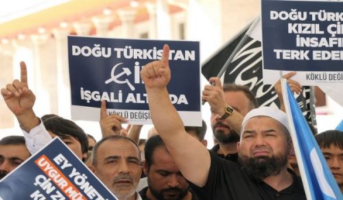 Wilayah Turkey: Protest, We will not Give Up East Turkestan!