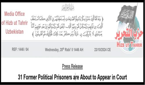 Uzbekistan:  31 Former Political Prisoners are About to Appear in Court