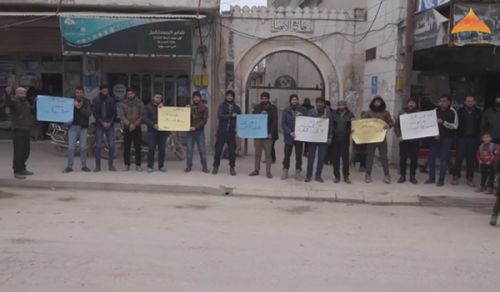 Minbar Ummah A Stand in the Northern Outskirts of Aleppo in Support of Daraa