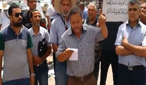 Wilayah Tunisia: Demonstration, &quot;Emanating from Constitution... Full Submission to Enemies &amp; War on Islam and the Prophet (saw)&quot;