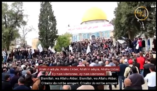 Al-Waqiyah TV: Call from the Blessed Masjid Al Aqsa to its Armies to Liberate Palestine and Establish Khilafah