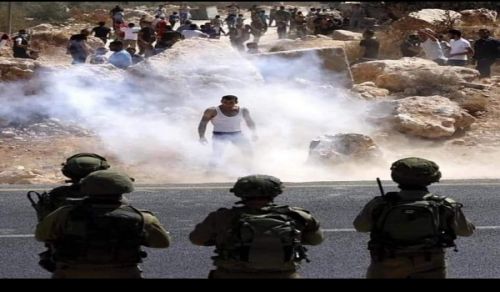 Defiance of the Men of Palestine before the Jewish Entity&rsquo;s Forces