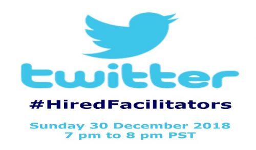 Wilayah Pakistan Twitter Campaign  #HiredFacilitators