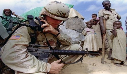 America Frees Pentagon Hand in Somalia  In Conjunction with a Severe Famine Threatening Thousands of People with Starvation