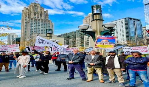 Hizb ut Tahrir / America: Stands Calling Upon the Muslim Armies to Liberate Masjid Al-Aqsa