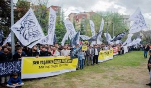 Istanbul Becomes One Voice for Gaza &quot;The Khilafah is what will Save Palestine!&quot;