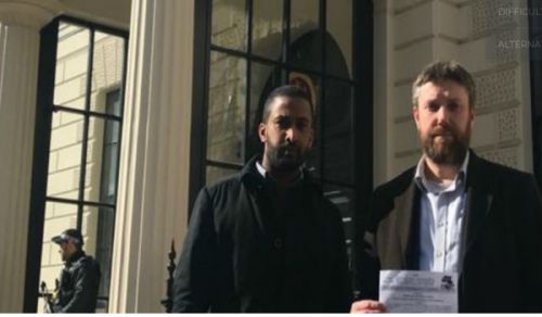 Hizb ut Tahrir / Britain Sends Delegation to Chinese Embassy Condemning the Inhuman Treatment of Uighur Muslims