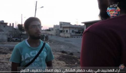Wilayah Syria: People&#039;s Opinion in countryside of Homs about Agreement to reduce Tension &amp; Fighting