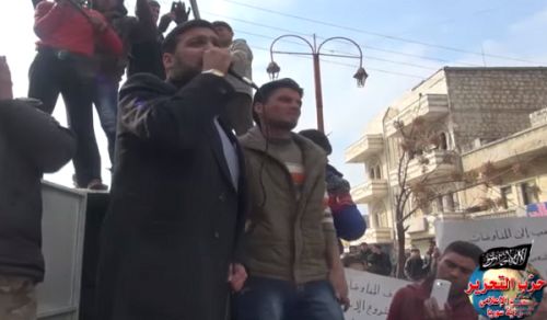 Wilayah Syria: Demonstration in Support Idlib to unite the Factions &amp; reject Geneva 3 Conference