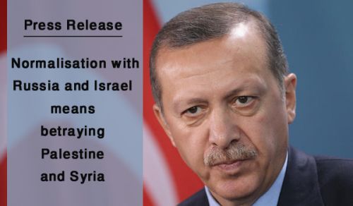 Normalisation with Russia and &#039;&#039;Israel&#039;&#039; means betraying Palestine and Syria
