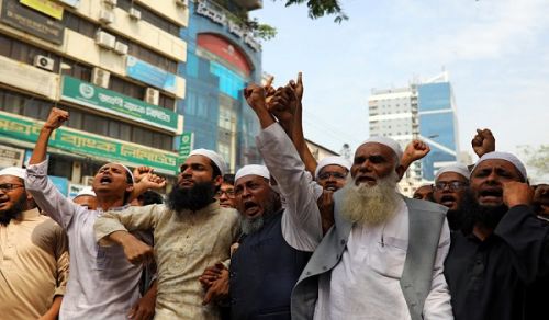 Hizb ut Tahrir / Wilayah Bangladesh organized Protests against the Massacre of Muslims in New Zealand