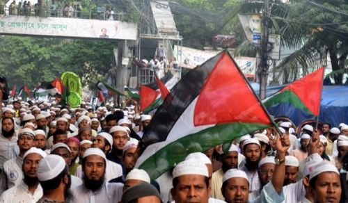From Rallies and Demonstrations across the Country, Students and General People are Demanding the Liberation of Palestine
