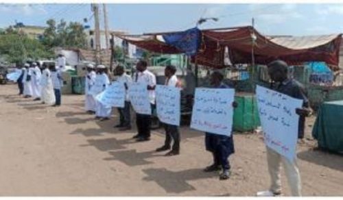 Hizb ut Tahrir / Wilayah Sudan Organizes Two Marches Nusrah for Gaza