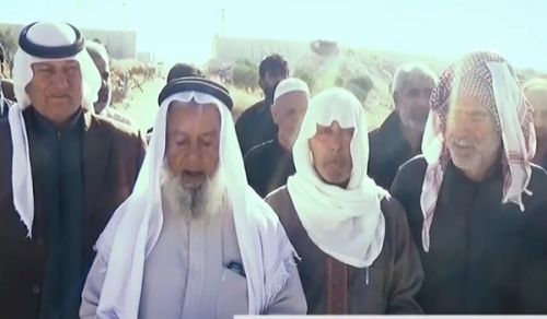 Minbar Ummah: Delegate from Notables gives Message at Salwa&#039;s Checkpoint to the Turkish Army at a Turkish Checkpoint