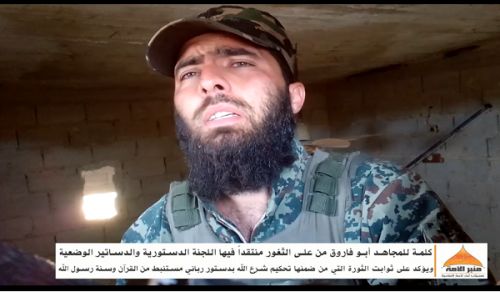 MInbar Ummah: Speech by Mujahid Abu Farouk from Ala Thughour criticizing the Constitutional Committee!