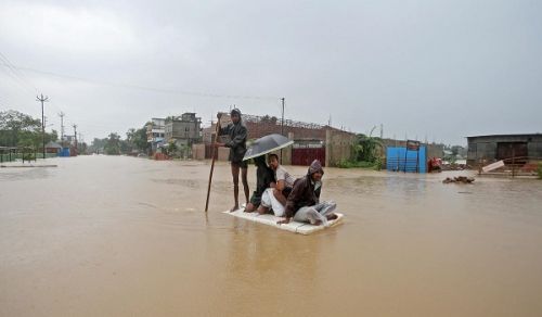 While the Flood-Affected People are Crying Out for Food and Shelter,