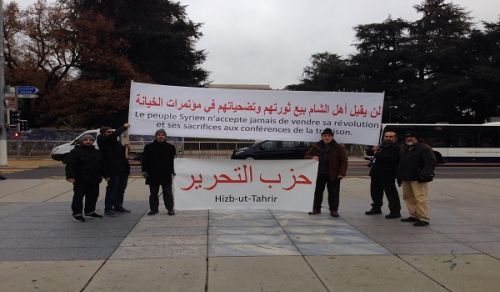 Europe: Protest in front of the United Nations building in Geneva