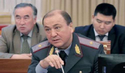 Kyrgyzstan Interior Minister, Melis Turganbaev, Presented to Journalists His Report on Past Year&#039;s Work