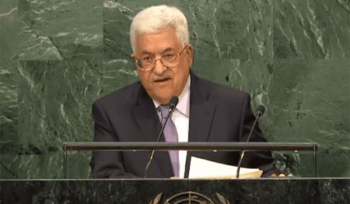 Palestinian President Mahmoud Abbas Pleads for Recognition and Partnership with the Criminal Jewish entity at the UN Assembly