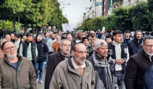 Wilayah Tunisia March  In Support of Al-Aqsa and the Prisoners