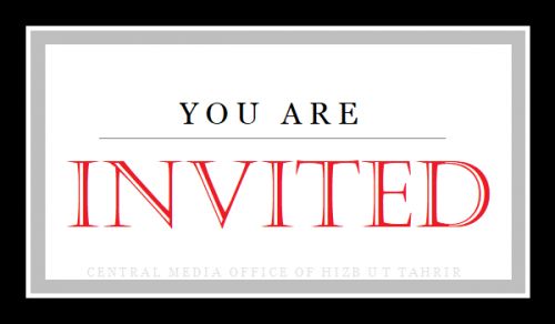 Invitation to Attend the Ummah’s Affairs Forum
