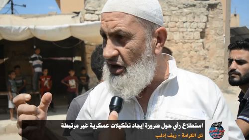 Wilayah Syria: Opinion Poll in the Liberated Areas, The Necessity of Forming Freestanding Military Battalions