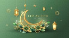 Eid al-Fitr Greetings: and [wants] for you to complete the period and to glorify Allah for that [to] which He has guided you; and perhaps you will be grateful.